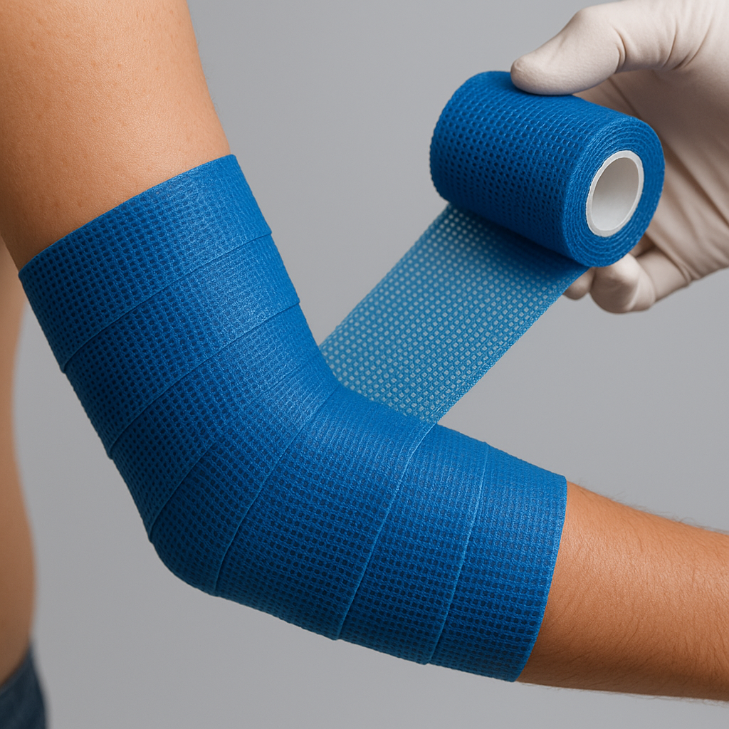 Illustration de bandes de résine orthopédique